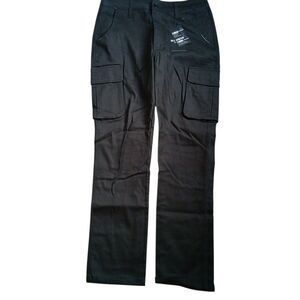 Blu Rock Men's Cargo Pants Size32- 33x31 (actual) Black NEW NWT Stretch